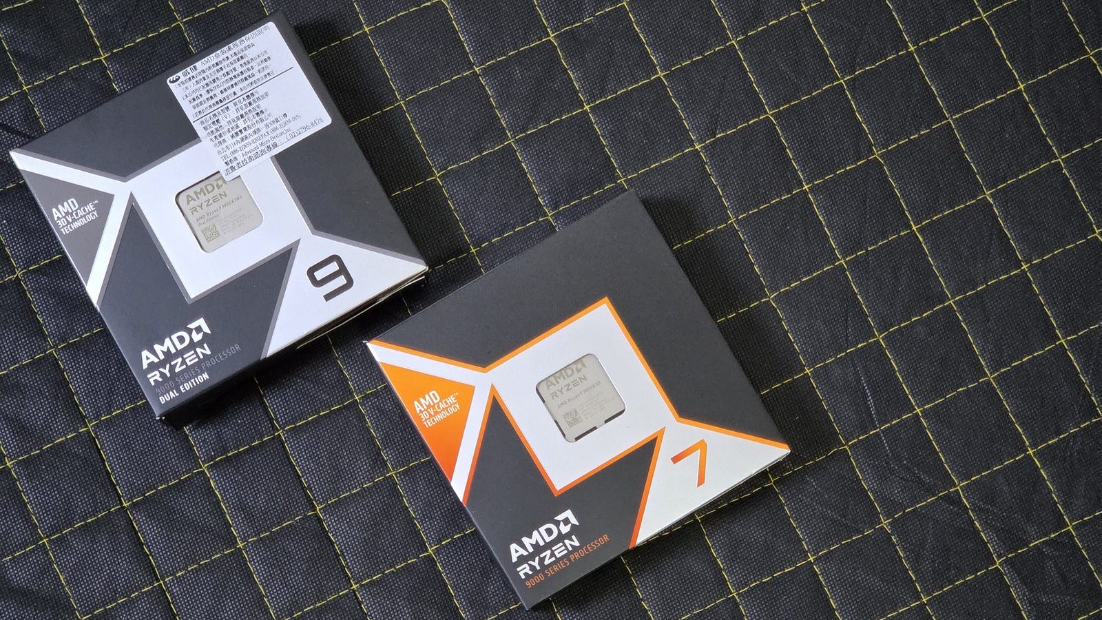 AMD Ryzen 9 9950X3D2 Dual Edition 與 Ryzen 7 9850X3D 盒裝